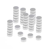 Tiny Craft Hobby Neodymium Rare Earth Super Magnets 1/8 x 1/16 in. (3x1.5mm) (x50)