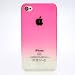 Gekiten Softbank iPhone 4 DropGradation Pink 【アイフォン 4 水滴 しずく グラデーション ケース】 ピンク 桃 CASEIH4-DropGradation-PK
