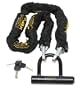 Knox Defender Bicycle Mini U Lock with 4 ft chain