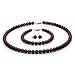 Chocolate Freshwater Set - 7-8mm AA+ Quality w/ Solid Yellow Gold Clasp
