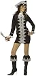 Wow the Pirates and Rogues in this Fancy Colonial Pirate Lady Costume (sword, boots and earrings not included)