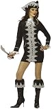Wow the Pirates and Rogues in this Fancy Colonial Pirate Lady Costume (sword, boots and earrings not included)