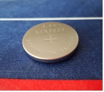 2032 Battery Li-Ion Rechargeable Button Cell LR2032 CR2032 3.6v by LIR2032