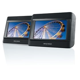 Nextbase Click & Go Click 7 Lite Duo Twin Screen Portable DVD Player with Car Safe Stanchion Mounting System
