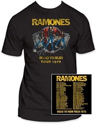 The Ramones Road To Ruin Tour Fitted Jersey T-shirt