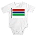 Onesie with Gambian, Gambia, flag