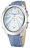Le Vian Men's ZAG 92 Duo Chronograph Blue Leather Watch