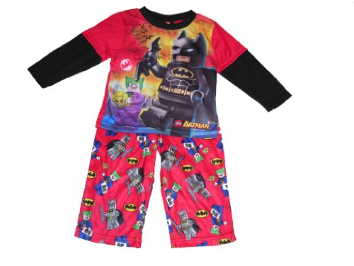  Lego Batman Toddler Long Sleeve Pants Pajamas 2T