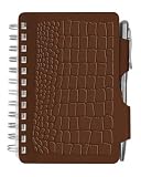 Brown Crocodile Pattern Password Keeper Organizer Notebook Notepad Note Book