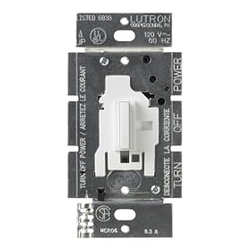 Lutron AB-AS-WH Abella Companion Switch, White by Lutron