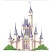 Blue Mountain Wallcoverings DMM2503 Princess Castle Self-Stick Mini Wall Mural 36-Inch by 40-Inch