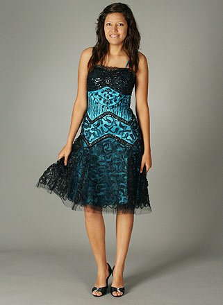 Beaded Sequin Tulle Formal for Bridesmaid Formal Prom