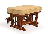 Shermag Nursing Ottoman, Chablis with Camel Micro Fabric