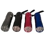 Super Bright 9 LED Mini Torch - Assor...