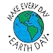 Earth Day, Every Day Rubber Stamp