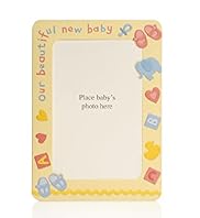 8 Bright Frame Baby Announcement Cards