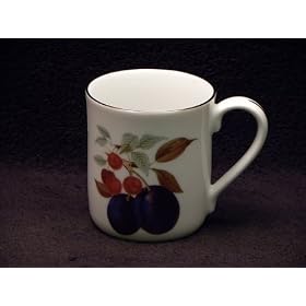Buy Royal Worcester Evesham Gold Mug Plum Cherry