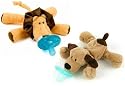 Wubbanub Infant Pacifier - Lion & Puppy