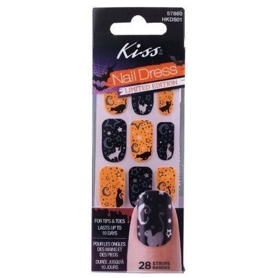 Kiss Nail Dress Limited Edition Halloween HKDS01 57860 28 Strips