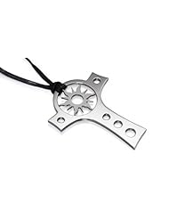 Rebecca Sunburst Cross Pendant