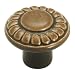 Amerock BP1321-DB Colour Washed Ceramics Knob, Colour Washed, Distressed Brown