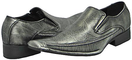 Amali 7912-011 Pewter Mens Dress Shoes