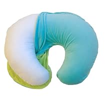 Boppy Frosty Boa Slipcover - Green/ Blue