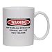 WARNING MY ENGLISH SPRINGER SPANIEL ATE THE DOG TRAINER Mug for Coffee / Hot Beverage (choice of sizes and colors)