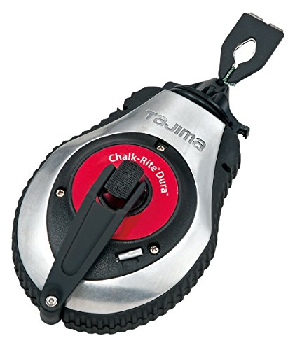 Tajima CR401S Chalk-Rite Chalk Box - Extra Heavy-Duty Dura 1mm Chalk Snap Line with Integrated Handle Release
Tajima CR401S Chalk-Rite Chalk Box - Extra Heavy-Duty Dura 1mm Chalk Snap Line with Integrated Handle Release