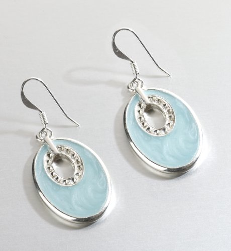 Sparkle Enamel Drop Earrings