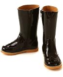 : L'Amour Patent Black Tall Boots