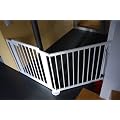 ONE4all 1+1 Flexibles Absperrgitter, Treppengitter, T�rgitter wei�