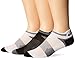 ASICS Quick Lyte Cushion Single Tab Socks, White/Black, Small