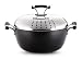 Circulon Contempo Hard Anodized Nonstick 5.5-Quart Covered Straining Casserole