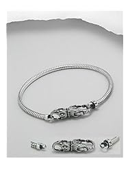 Elephant Bracelet In Sterling Silver