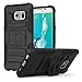 MoKo Galaxy S6 Edge+ Plus Case, [Heavy Duty] Full Body Rugged Holster Cover with Swivel Belt Clip for Samsung Galaxy S6 Edge + 2015 Smartphone, BLACK (Will Not Fit Galaxy S6 edge)