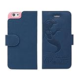 【カラー：アリエル】≪iPhone6S/iPhone6≫ディズニー2WAYケース/手帳型ケース/ダイアリー/ハードケース/ミニー/ドナルド/クラリス/アリエル/ラプンツェル/エイリアン/iPhone6S/アイフォン6S/スマホケース/かわいい/動物/スタンド機能/キャラクター/カードホルダー/4.7inch/s-af_76824…