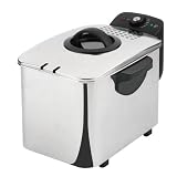 Kalorik FT-14417 3-Quart Deep Fat Fryer, Stainless Steel by Kalorik