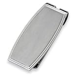 Chisel Brushed and Polished Stainless Steel Money Clip