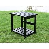 Cedar Side Table, Black