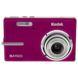 Kodak EasyShare M893IS 8.1MP Digital Camera with 3x Optical Image Stabilized Zoom (Red)