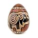 Funky Elephant Decorative Egg African Art Safari Animals Sculpture Home Decor Gift Ideas