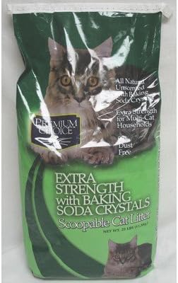 Extra Strength Cat Litter with Baking Soda Crystals Size: 25 lbs