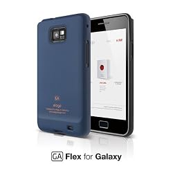 elago GA Flex Case for Samsung Galaxy S2 (AT&T Only) - SF(Soft Feeling) Jean Indigo