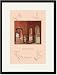 Black Framed/Matted Print 17x23, A Mauresque Interior