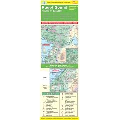 Puget Sound: North of Seattle: Anacortes, Bellingham, Edmonds, Everett, Laconner, San Juans, Vancouver & Victoria, B.C., Whidbey Island, Whistler Val (Great Pacific Recreation & Travel Maps)