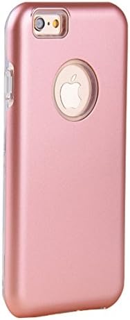 iPhone 6s Case, Luxury Double Layer Hard PC Pannel &amp; Soft TPU Cover Case for iPhone 6/iPhone 6S (Rose Gold)