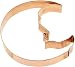 Old River Road Moon Shape Cookie Cutter, Copper