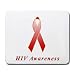 HIV Awareness Ribbon Mouse Pad