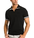 Armani Exchange Striped Rib Trim Polo